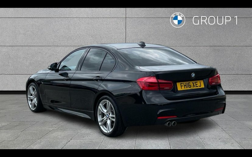 BMW 3 Series 320D M Sport Saloon Black #2