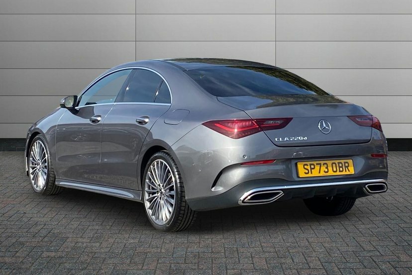 Mercedes-Benz CLA Class 2.0 Cla220d Amg Line Premium Coupe Grey #2