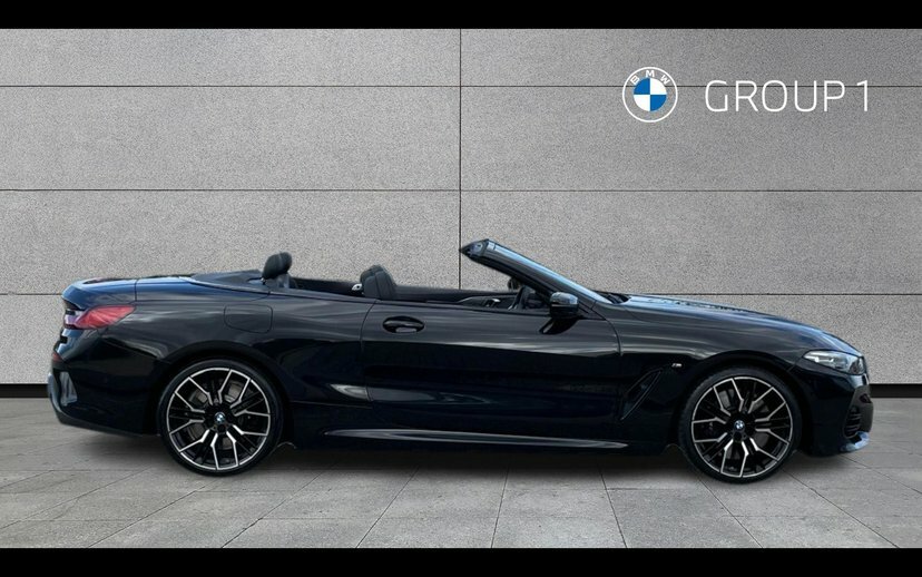 BMW 8 Series 840I M Sport Convertible Black #3