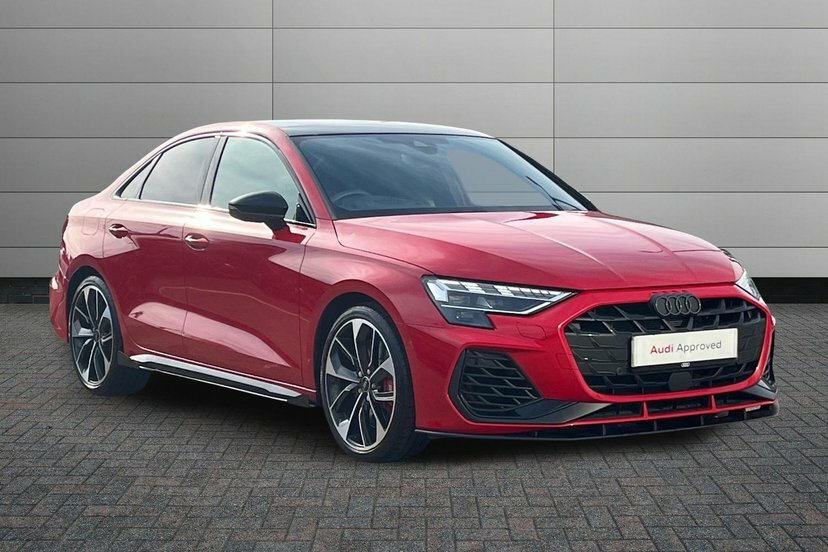 Audi S3 2.0 Tfsi Black Edition Saloon S Tronic Red