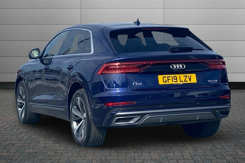 Audi Q8 3.0 Tdi V6 50 S Line Suv Tiptronic Quat Blue #3