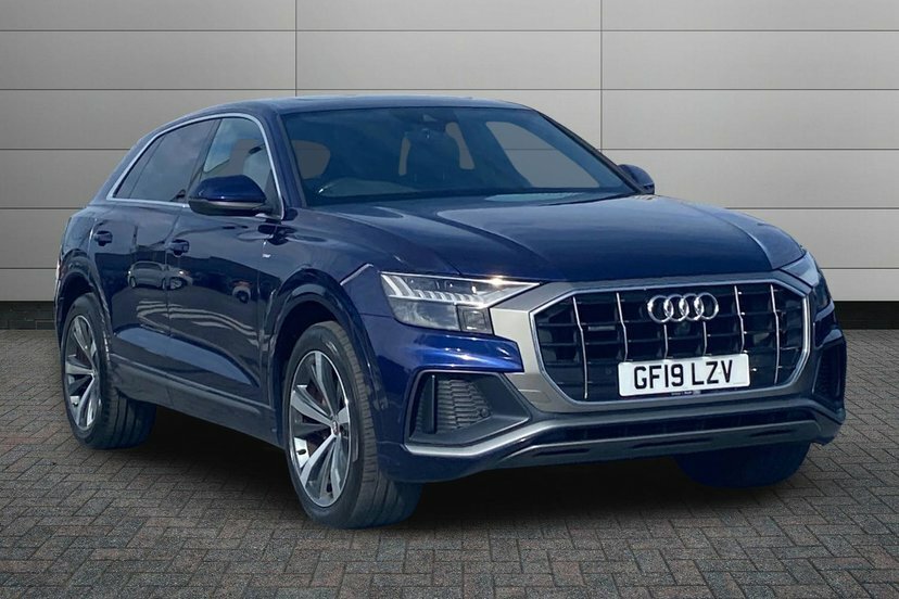 Audi Q8 3.0 Tdi V6 50 S Line Suv Tiptronic Quat Blue