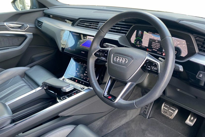 Audi Q8 e tron 55 S Line Sportback Quattro 114K Grey #6