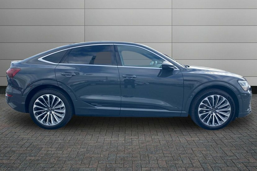 Audi Q8 e tron 55 S Line Sportback Quattro 114K Grey #4