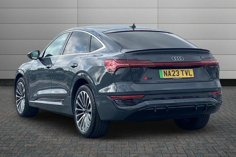 Audi Q8 e tron 55 S Line Sportback Quattro 114K Grey #3