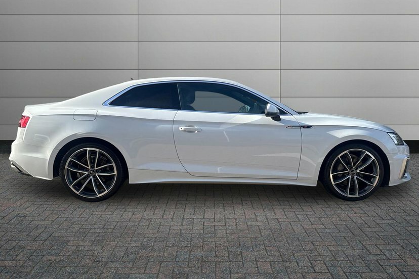 Audi A5 2.0 Tfsi 40 S Line Coupe S Tronic 204 White #4