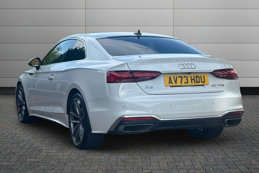 Audi A5 2.0 Tfsi 40 S Line Coupe S Tronic 204 White #3