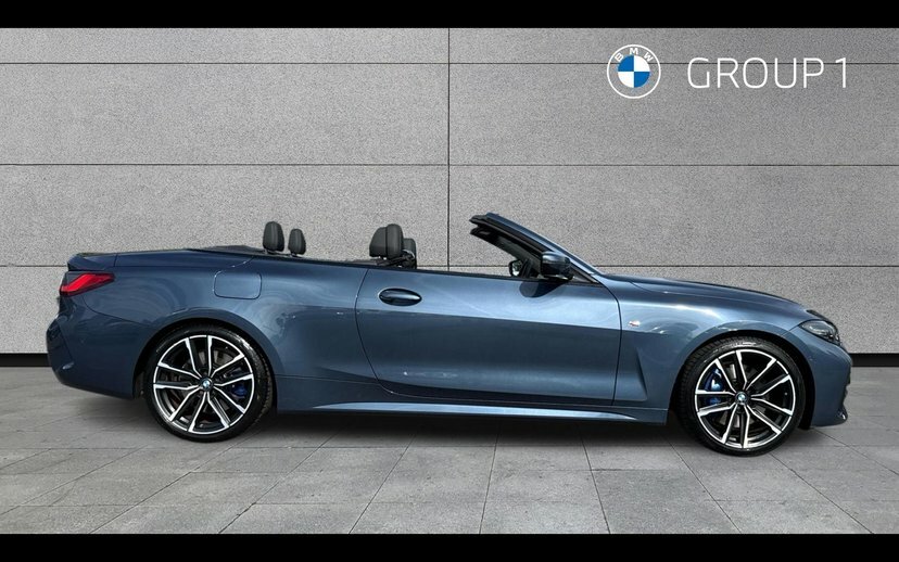 BMW 4 Series 420I M Sport Convertible Blue #3