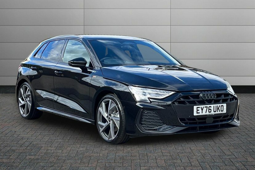 Audi A3 1.5 Tfsi Black Edition Sportback S Tron Black