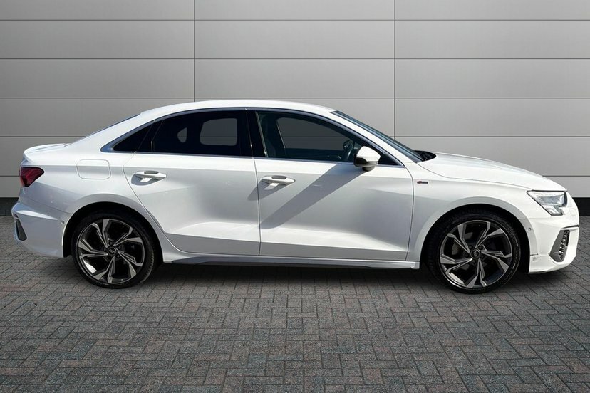 Audi A3 1.0 Tfsi 30 S Line Saloon 110 P White #4