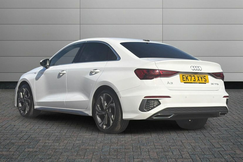 Audi A3 1.0 Tfsi 30 S Line Saloon 110 P White #3