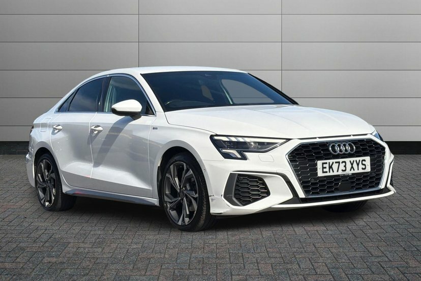 Audi A3 1.0 Tfsi 30 S Line Saloon 110 P White
