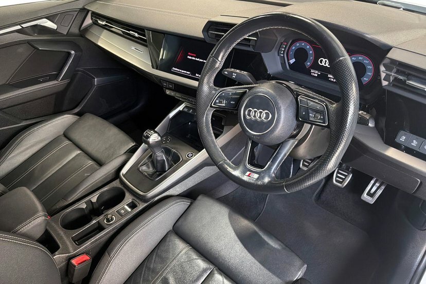 Audi A3 1.0 Tfsi 30 S Line Saloon 110 P White #6