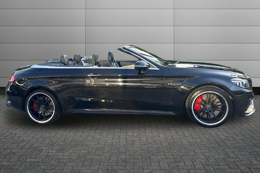 Mercedes-Benz C Class 4.0 C63 V8 Biturbo Amg S Premium Plus Cabriolet Black #3