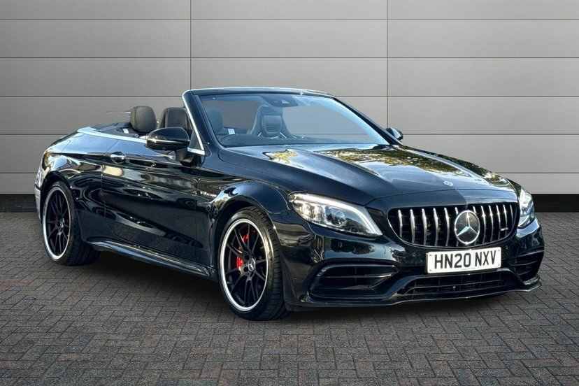 Mercedes-Benz C Class 4.0 C63 V8 Biturbo Amg S Premium Plus Cabriolet Black