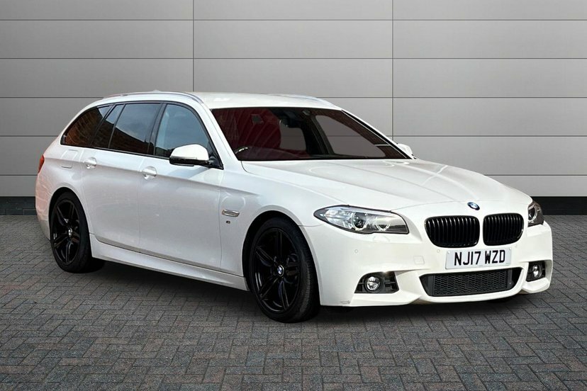 BMW 5 Series 2.0 520D M Sport Touring 190 Ps White