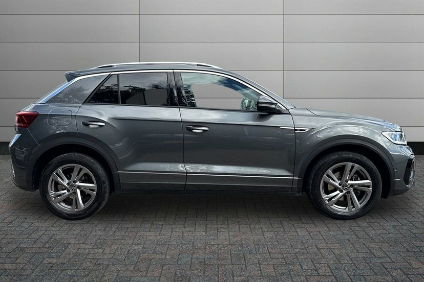 Volkswagen T-Roc 1.5 Tsi R-line Suv Dsg 150 Ps Grey #4