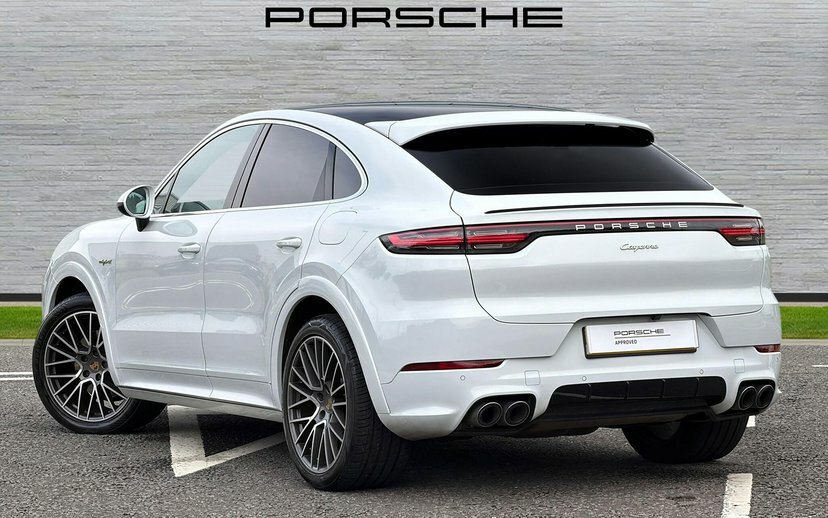 Porsche Cayenne 3.0 V6 E-hybrid 14.1Kwh Coupe Plug-in H White #2