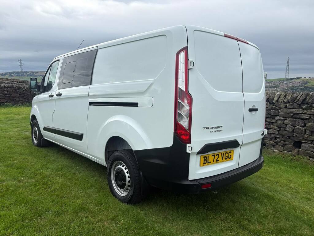 Ford Transit Custom 2.0 Ecoblue 130Ps Low Roof Dcab Leader Van BL72VGG White #5