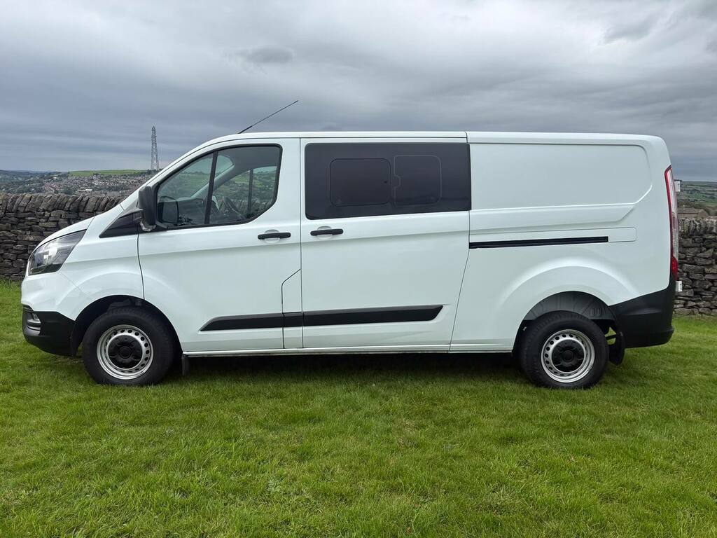 Ford Transit Custom 2.0 Ecoblue 130Ps Low Roof Dcab Leader Van BL72VGG White #6