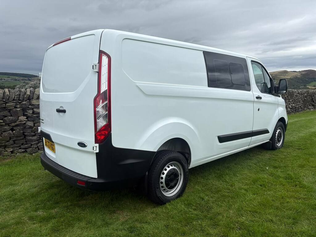 Ford Transit Custom 2.0 Ecoblue 130Ps Low Roof Dcab Leader Van BL72VGG White #3