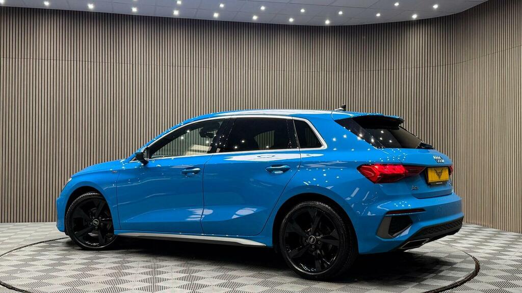 Audi A3 1.5 Tfsi 35 S Line Sportback S Tronic Euro 6 Ss Blue #2