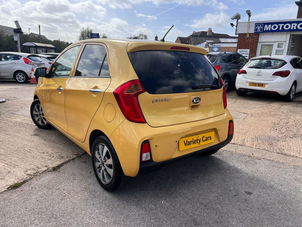 Kia Picanto Se Auto Yellow #5
