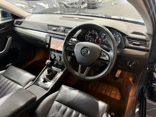 Skoda Superb 1.6 Tdi Greenline Se L Executive Estate Blue #2