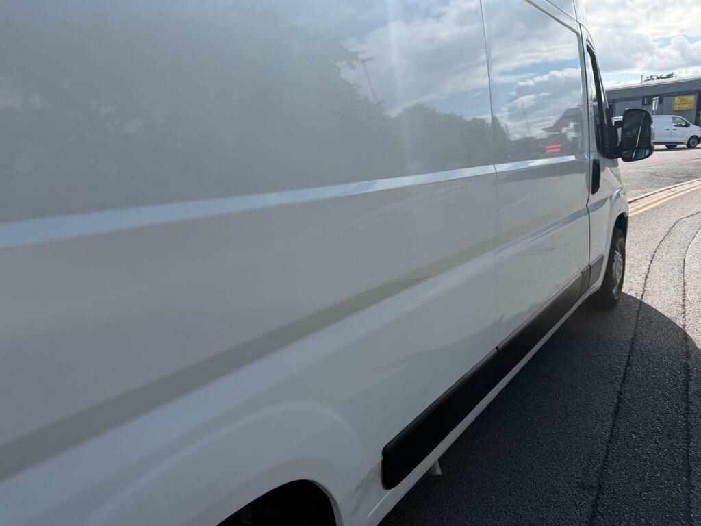 Peugeot Boxer Blue Hdi 435 L4 H2 Professional Panel Van White #11
