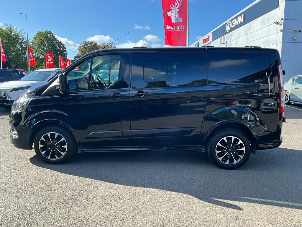 Ford Transit Custom 2.0 320 Ecoblue Sport Crew Van Double Cab Dies Black #3