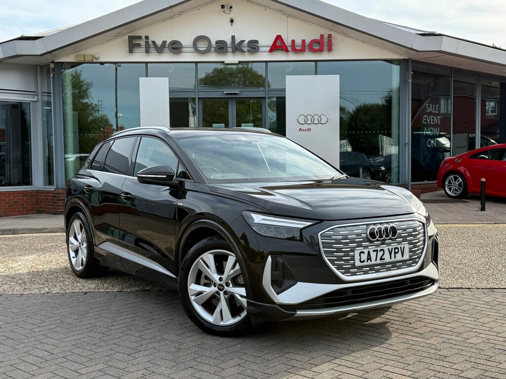 Audi Q4 E Tron S Line Black