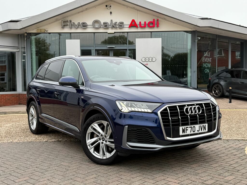 Audi Q7 S Line Blue