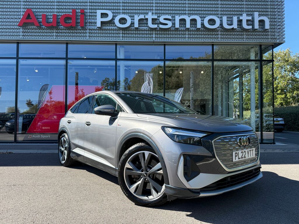Audi Q4 E Tron S Line Black