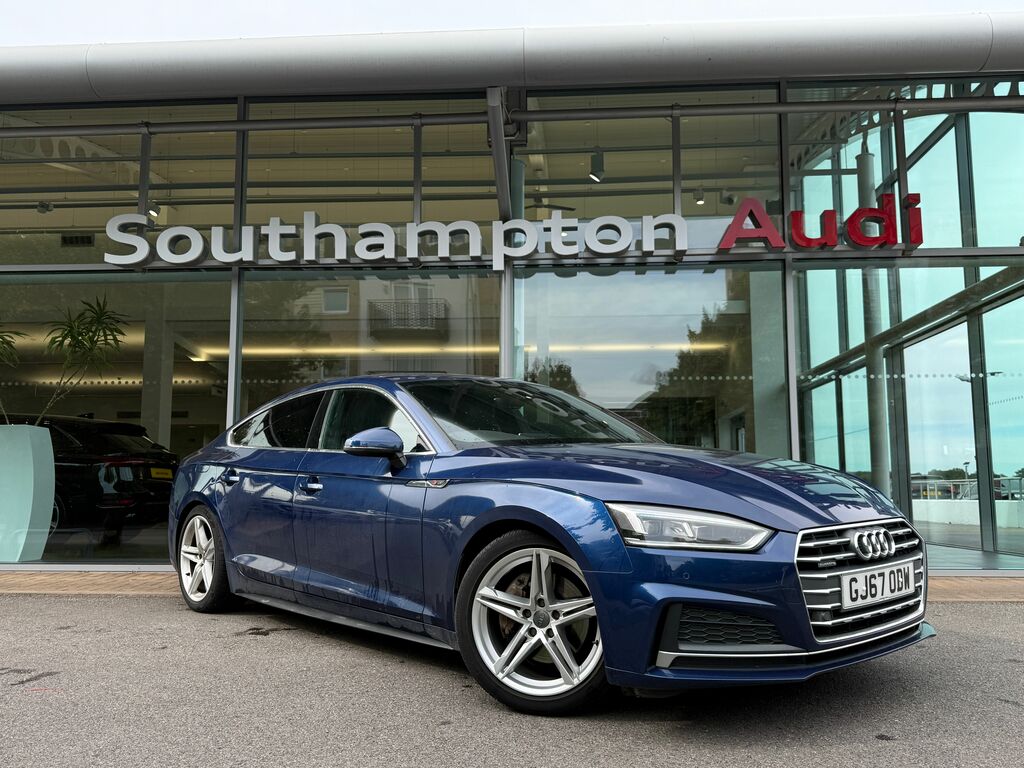 Audi A5 S Line Blue