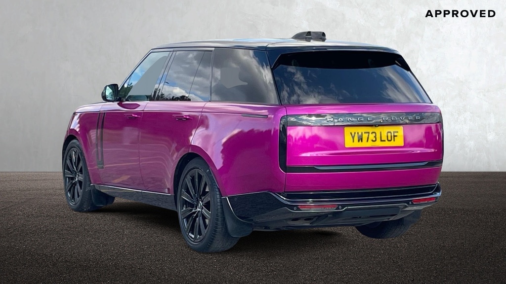 Land Rover Range Rover D350 Pink Wrap Pink #2