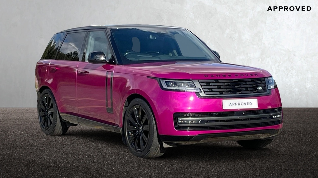 Land Rover Range Rover D350 Pink Wrap Pink
