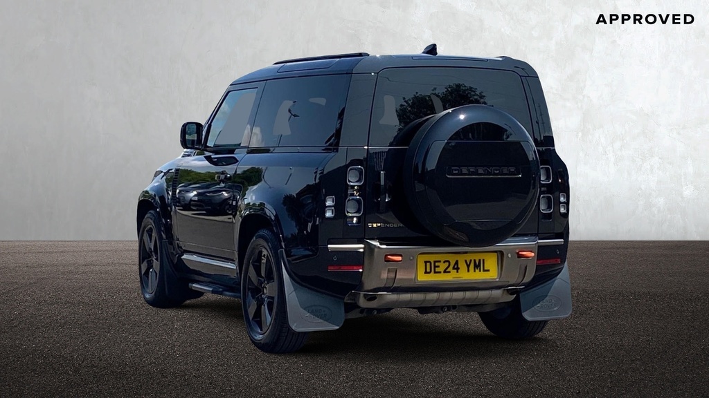 Land Rover Defender 90 P400 X Santorini Black Black #2
