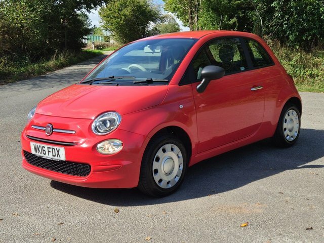 Fiat 500 2016 1.2 Pop Hatchback Euro 6 S Pink #2