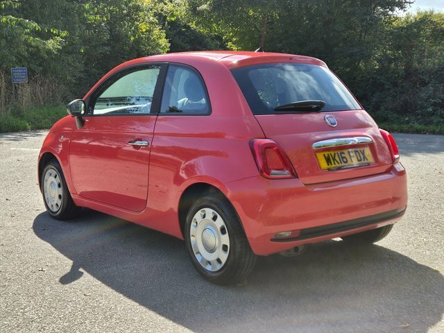 Fiat 500 2016 1.2 Pop Hatchback Euro 6 S Pink #4
