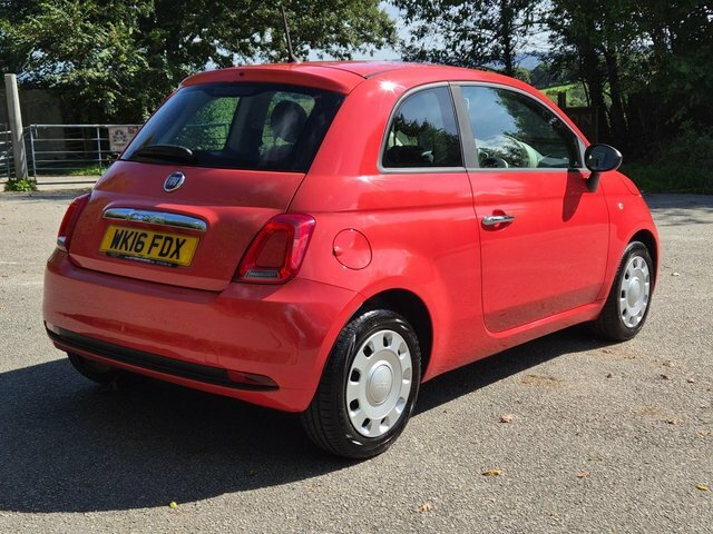 Fiat 500 2016 1.2 Pop Hatchback Euro 6 S Pink #3