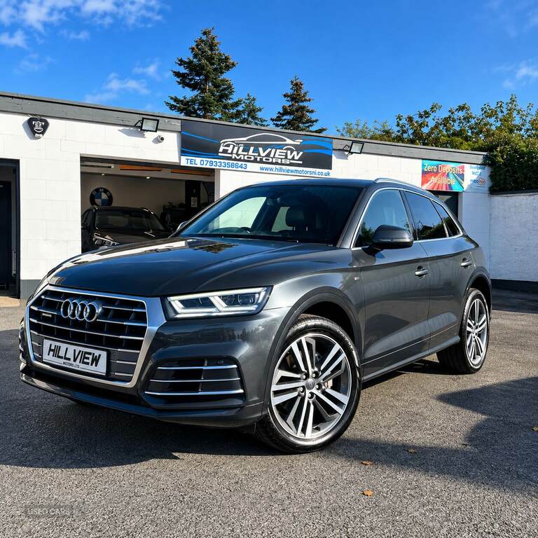 Audi Q5 2.0 Tdi Quattro S Line S Tronic DE17GNP Grey