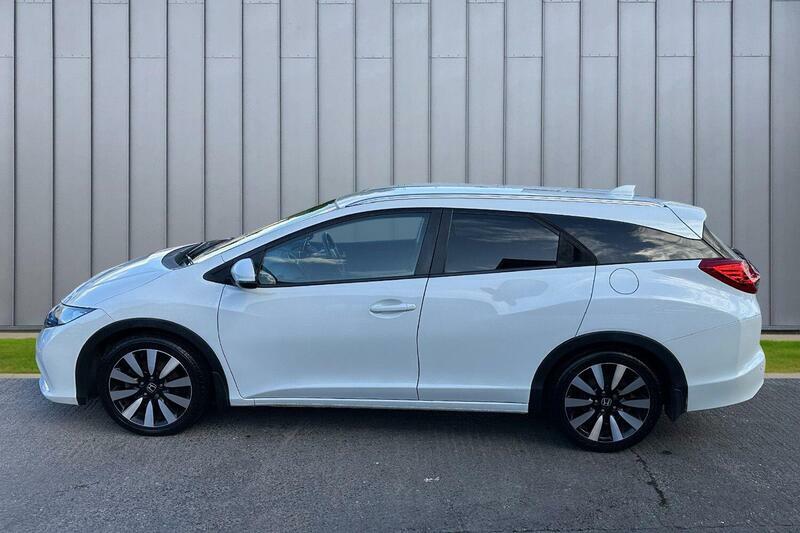 Honda Civic 1.8 I-vtec Sr Tourer Euro 5 Ss White #6