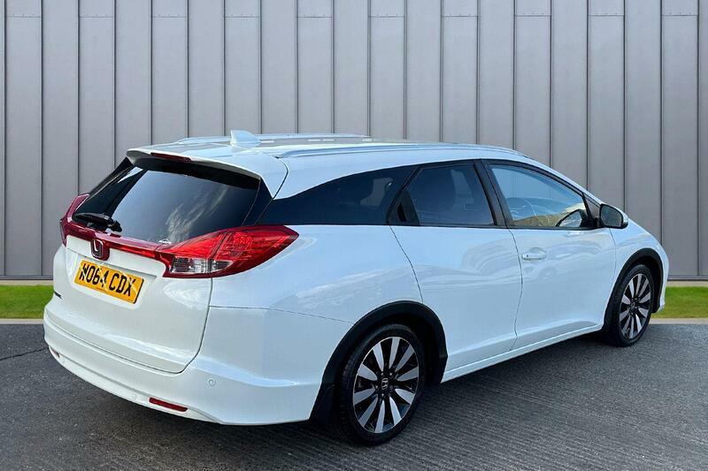 Honda Civic 1.8 I-vtec Sr Tourer Euro 5 Ss White #6