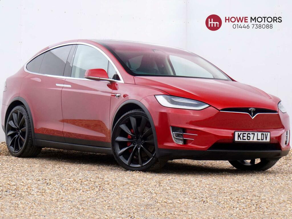 Tesla Model X P100dl Dual Motor 4Wde Ludicrous Red