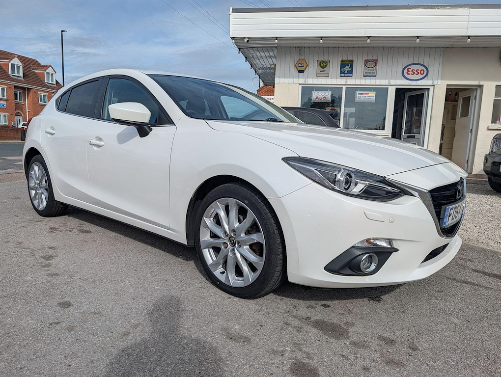 Mazda 3 2.2 Skyactiv-d Sport Nav Euro 6 Ss White