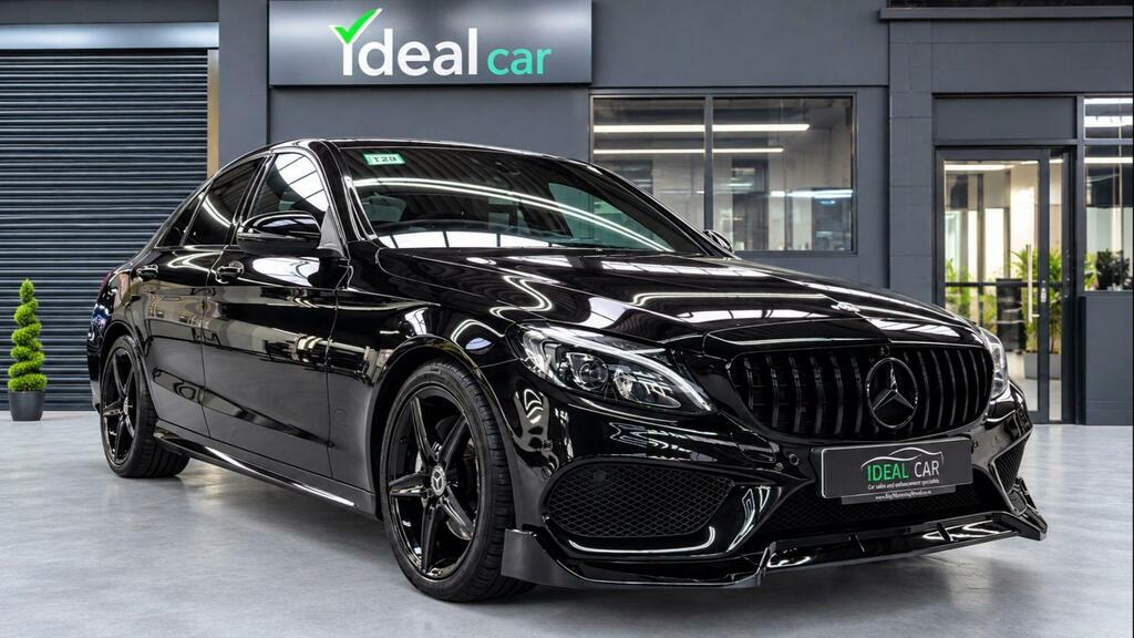 Mercedes-Benz C Class 2.1 C220d Amg Line G-tronic Euro 6 Ss Black #5