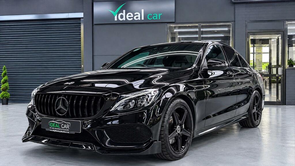 Mercedes-Benz C Class 2.1 C220d Amg Line G-tronic Euro 6 Ss Black