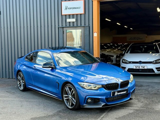 BMW 4 Series Gran Coupe 3.0 430D M Sport Coupe Xdrive Euro Blue #3