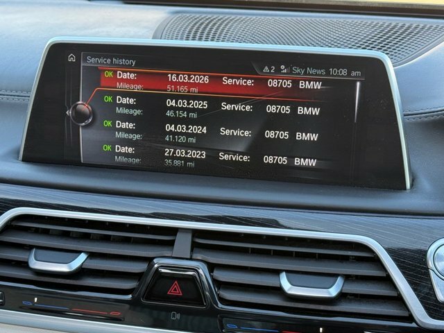 BMW 7 Series Saloon Black #43
