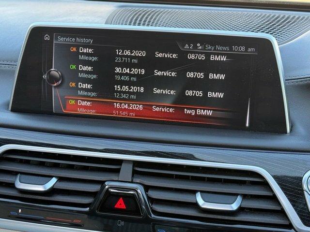 BMW 7 Series Saloon Black #45